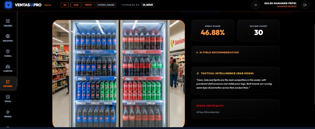 AI Shelf Analysis - Pepsi